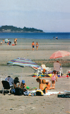 Strand von Parksville, British Columbia